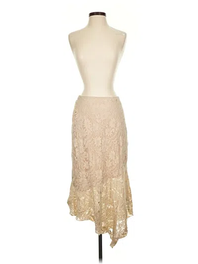 Pre-owned Madden Nyc Cocktail Dress In Tan