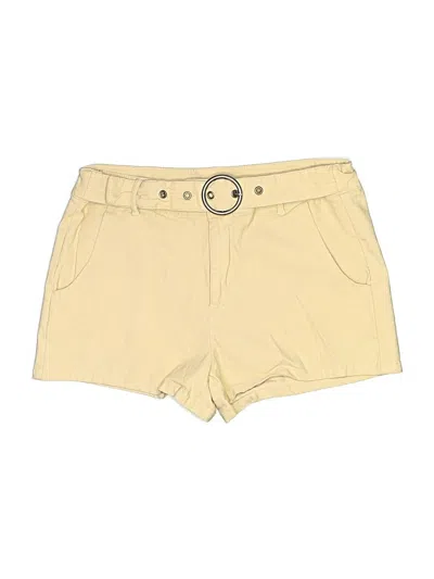 Pre-owned Madden Nyc Khaki Shorts In Yellow