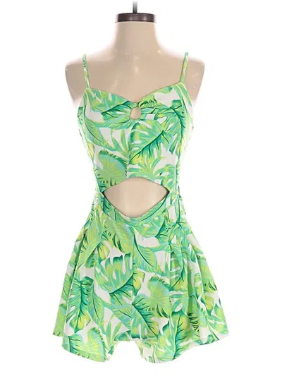 Pre-owned Madden Nyc Romper In Green