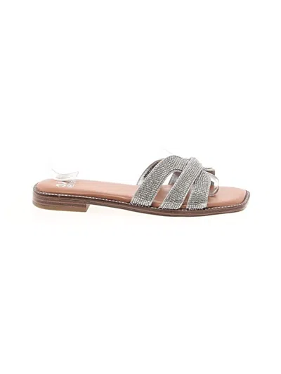Pre-owned Madden Nyc Sandals In Silver