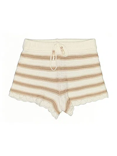 Pre-owned Madden Nyc Shorts In Ivory