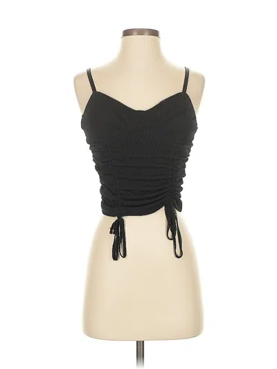 Pre-owned Madden Nyc Sleeveless Top Black Strapless Neckline Tops