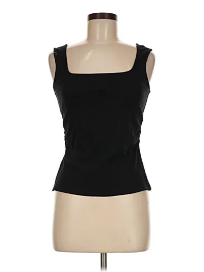 Pre-owned Madden Nyc Tank Top Black Strapless Neckline Tops