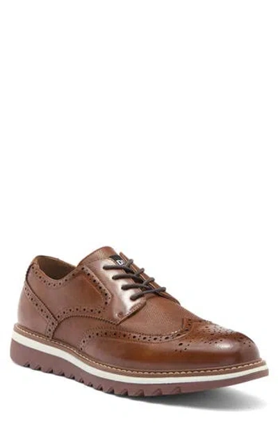 Madden Silloxx Whipstitch Derby In Cognac
