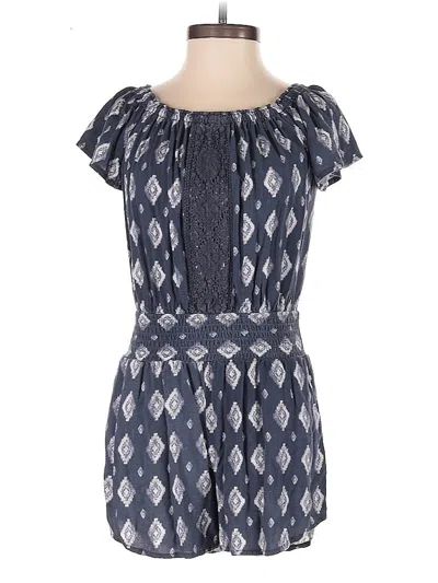 Pre-owned Maddie Romper In Blue