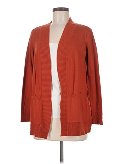 Pre-owned Made By Johnny Cardigan Sweater In Orange