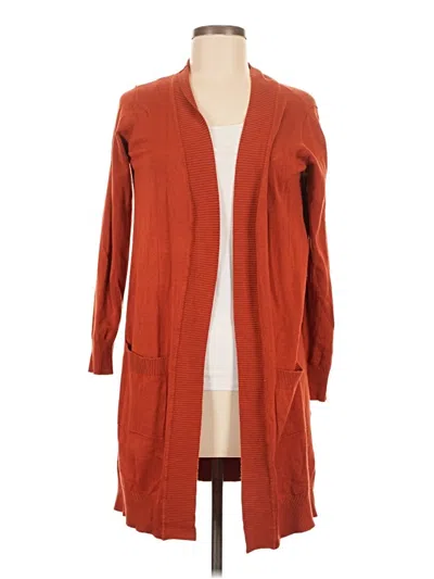 Pre-owned Made By Johnny Cardigan Sweater In Orange