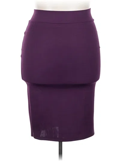 Pre-owned Made By Johnny Casual Skirt In Purple