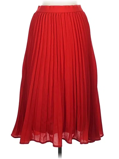 Pre-owned Made By Johnny Formal Skirt In Red