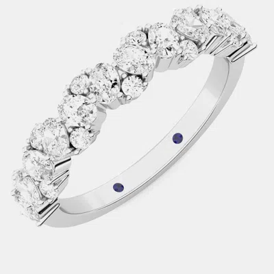 Pre-owned Made By Man 14k Fancy Mix Lab Grown Diamond Stones Band (1.20 Ctw)