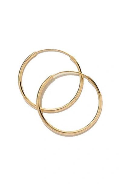 Made By Mary 14k Live In Hoop Earrings In Gold