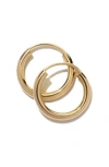 Made By Mary 14k Mini Live In Hoop Earrings In Gold