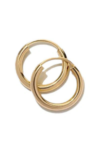 Made By Mary 14k Mini Live In Hoop Earrings In Gold