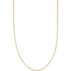 Made By Mary Adjustable Flat Cable Chain In Gold