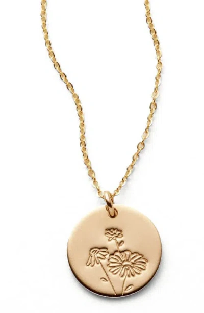 Made By Mary April Birth Flower Necklace
