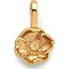 Made By Mary August Birth Flower Charm In Gold