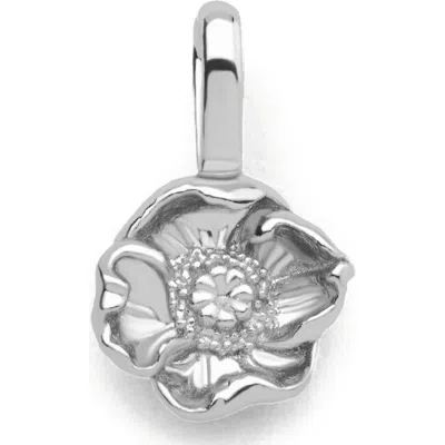 Made By Mary August Birth Flower Charm In Metallic