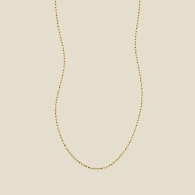 Made By Mary Bead Chain Necklace In Orange