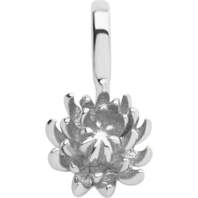 Made By Mary Birth Flower Charm In Silver