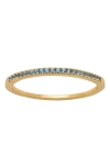 Made By Mary December Birthstone Stacking Ring In Gold