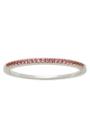 Made By Mary October Birthstone Stacking Ring In Metallic
