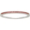 Made By Mary October Birthstone Stacking Ring In Metallic