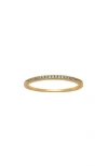 Made By Mary Birthstone Stacking Ring In Gold