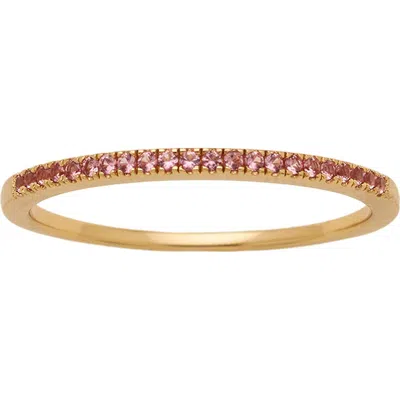 Made By Mary Birthstone Stacking Ring In Gold