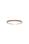 Made By Mary January Birthstone Stacking Ring In Metallic