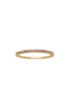 Made By Mary Birthstone Stacking Ring In Gold