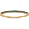 Made By Mary Birthstone Stacking Ring In Gold