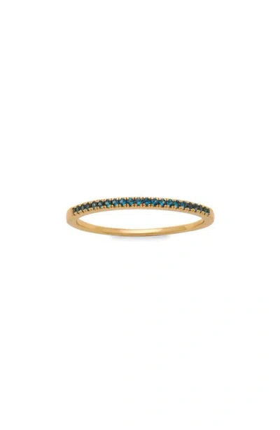 Made By Mary Birthstone Stacking Ring In Gold