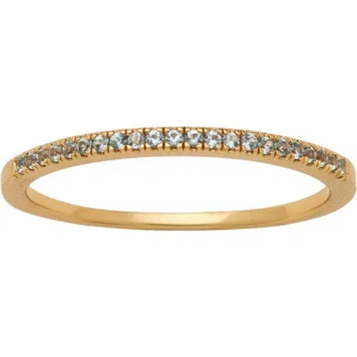 Made By Mary Birthstone Stacking Ring In Gold