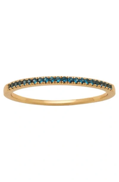 Made By Mary Birthstone Stacking Ring In Gold