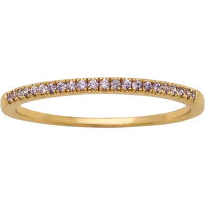 Made By Mary Birthstone Stacking Ring In Gold