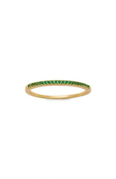 Made By Mary Birthstone Stacking Ring In Gold