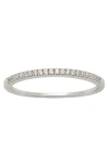 Made By Mary Birthstone Stacking Ring In Metallic