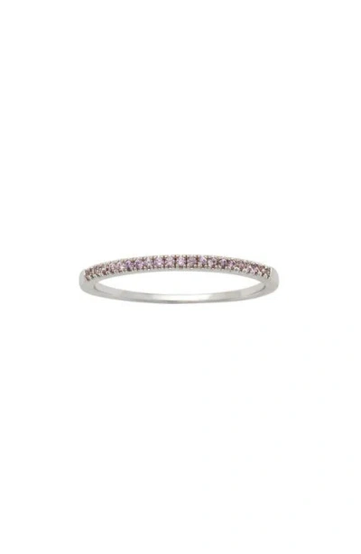 Made By Mary Birthstone Stacking Ring In Red