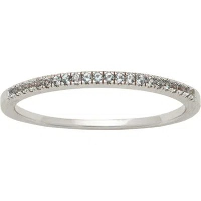 Made By Mary Birthstone Stacking Ring In Metallic