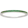 Made By Mary May Birthstone Stacking Ring In Silver
