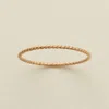 Made By Mary Braided Stacking Ring In Gold