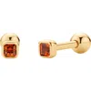 Made By Mary Cubic Zirconia Birthstone Stud Earrings