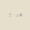 Made By Mary Cz Petite Prong-set Stud Earrings In Multi