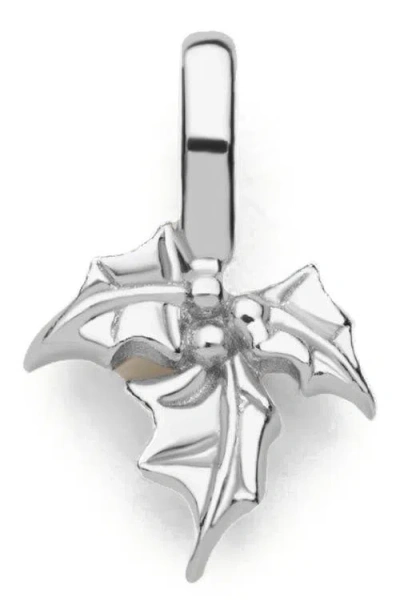 Made By Mary December Birth Flower Charm In Metallic