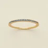 Made By Mary December Birthstone Stacking Ring In Brown