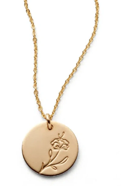 Made By Mary February Birth Flower Necklace