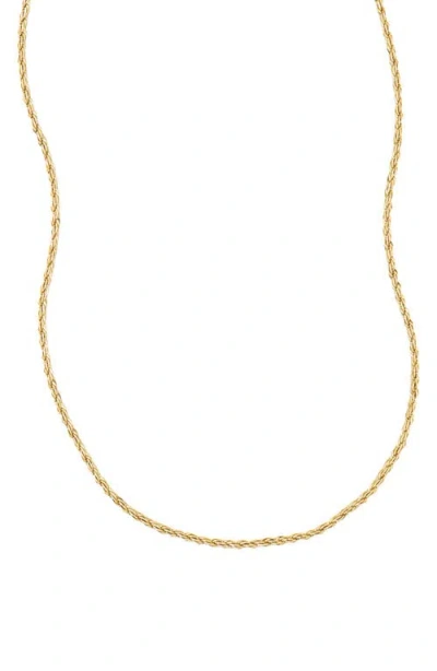 Made By Mary French Rope Chain Necklace In Gold