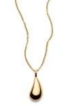Made By Mary Gloss Pendant Necklace In Gold