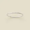 Made By Mary Hammered Stacking Ring In Metallic