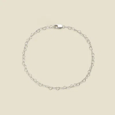 MADE BY MARY HEART CHAIN BRACELET